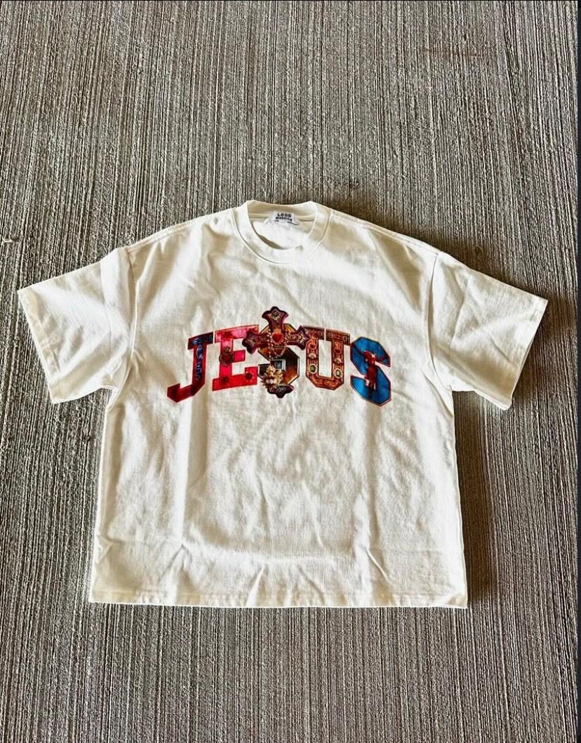 WHITE JESUS SHIRT COLORWAY