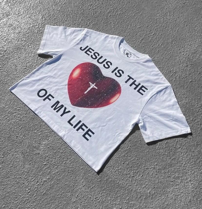 WHITE JESUS LOML SHIRT