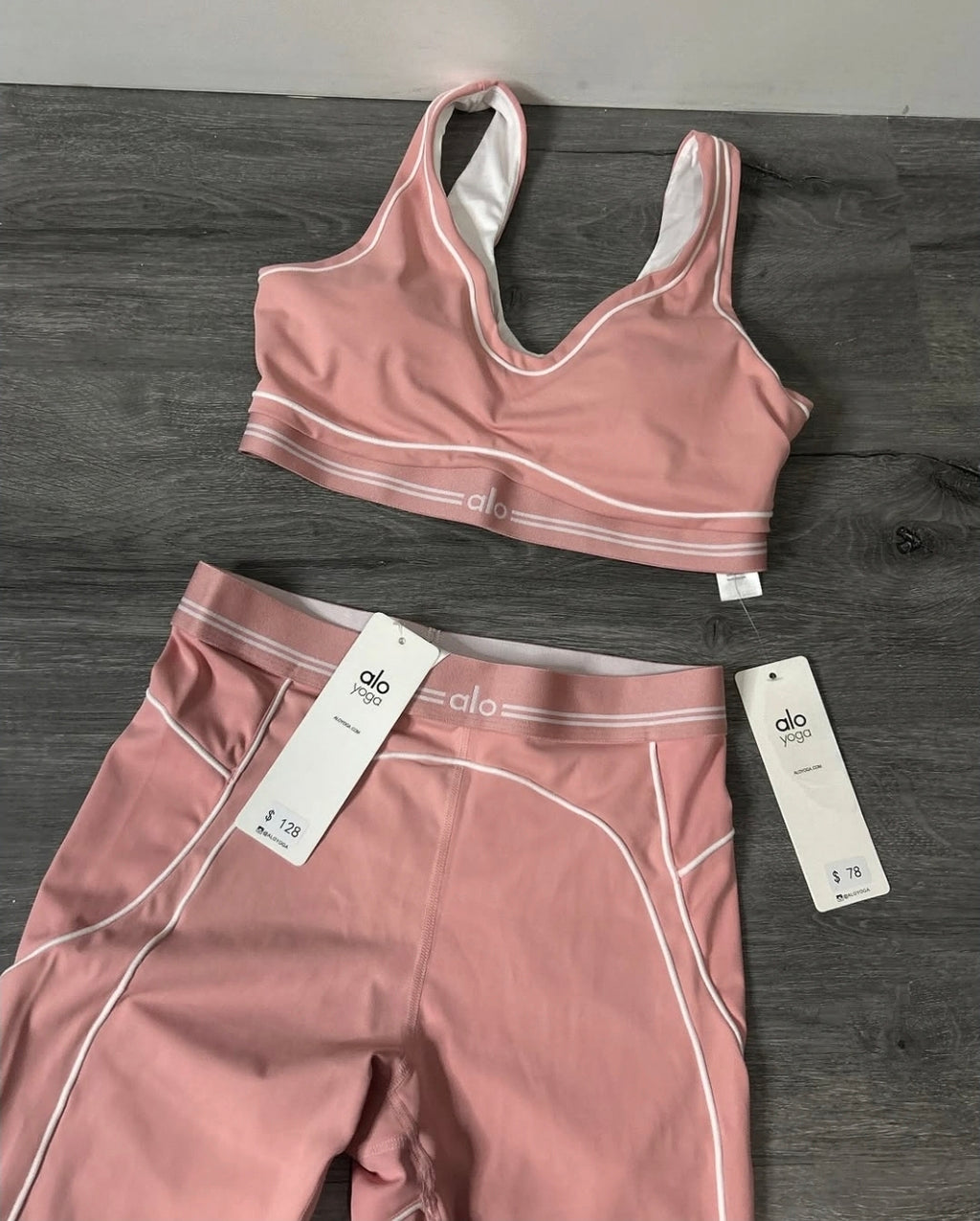 PINK YOGA ALO SET