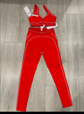 RED YOGA ALO SET