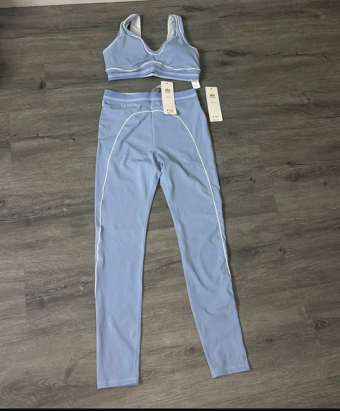 BABY BLUE ALO SET