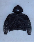 BLACK ZIP UP