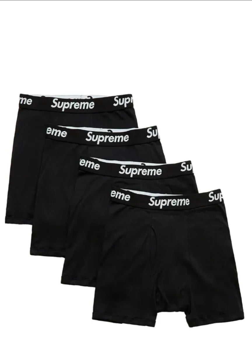 BLACK SUPREME UNDERWEAR
