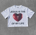 WHITE JESUS LOML SHIRT