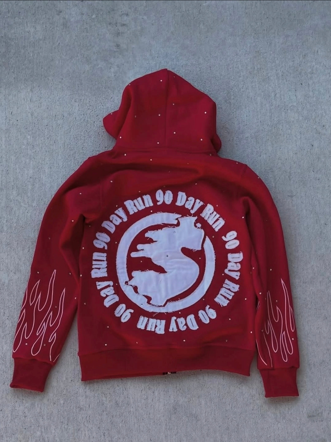 RED 90 DAY RUN ZIPUP