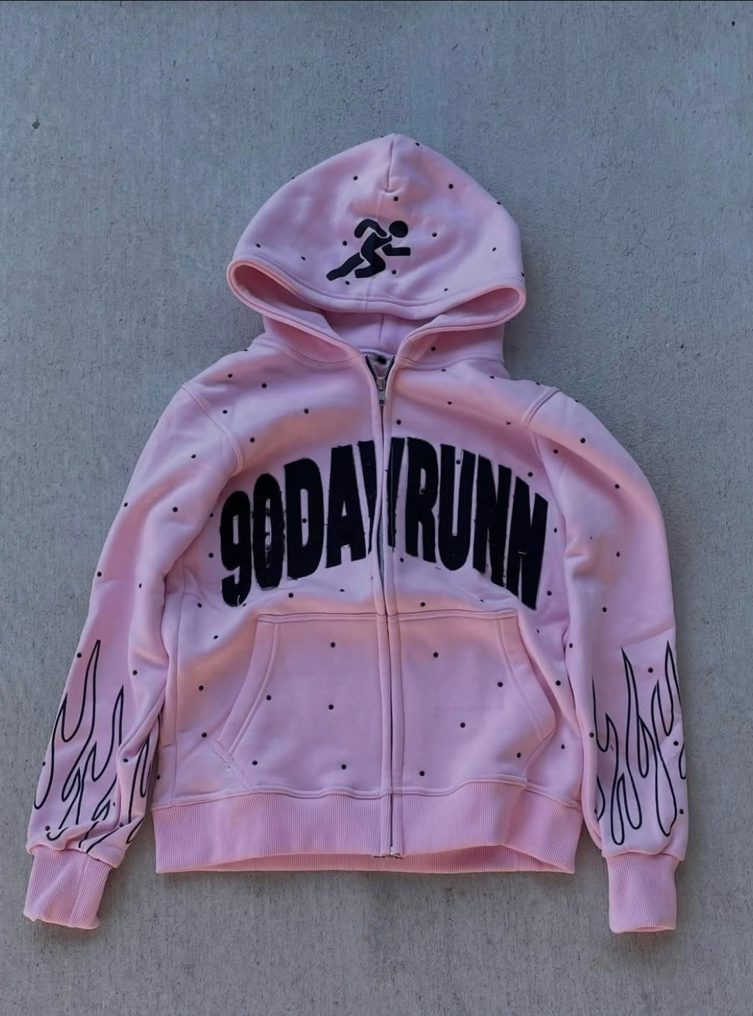 PINK 90 DAY RUN ZIPUP