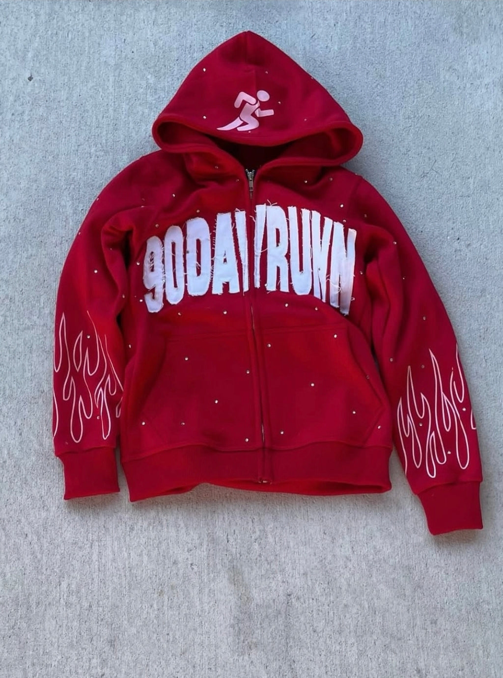RED 90 DAY RUN ZIPUP