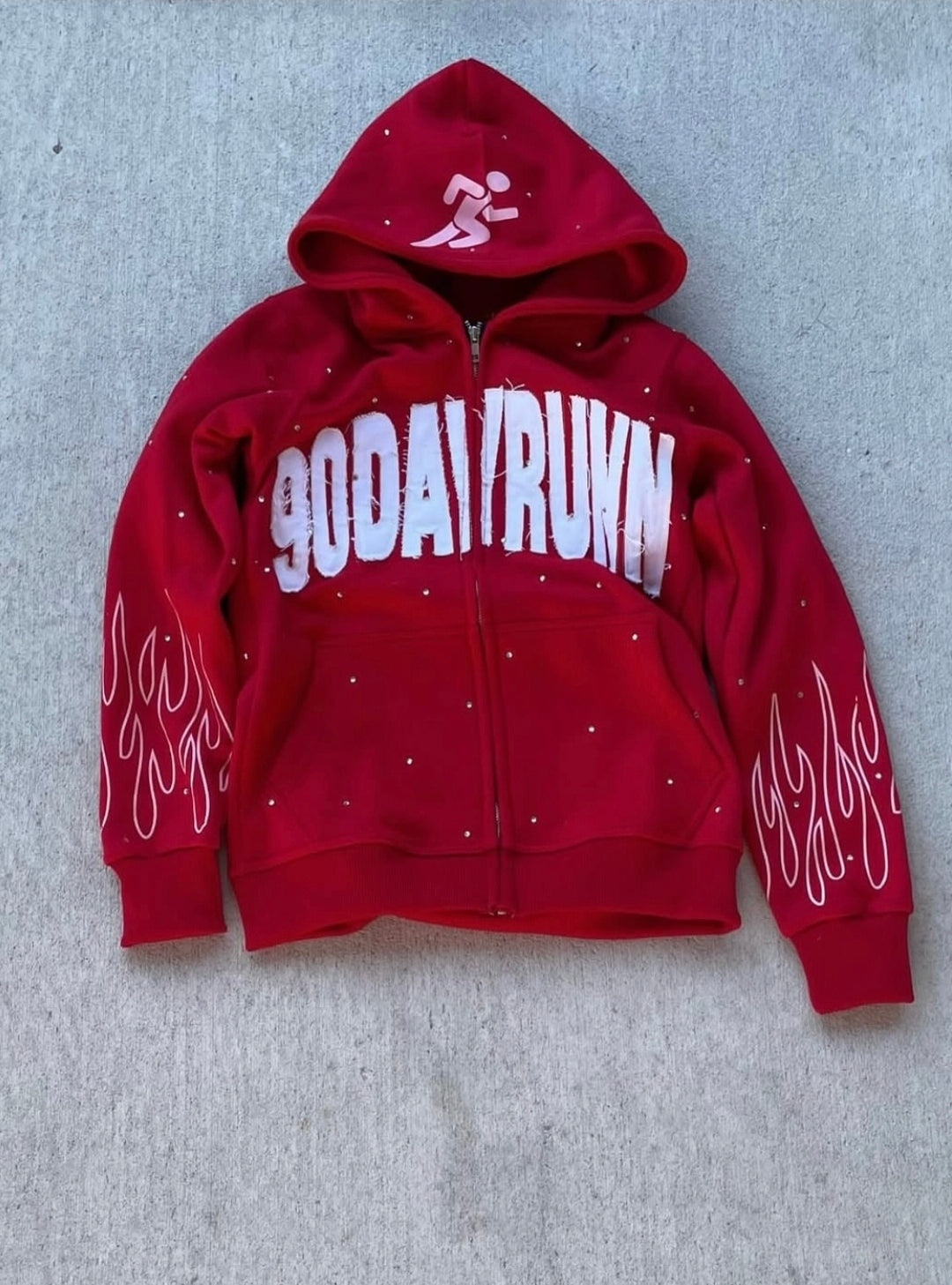 RED 90 DAY RUN ZIPUP